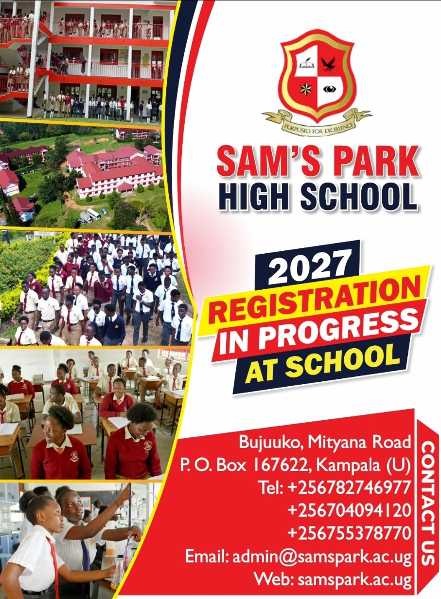 Sam's Park High School 2027 Registration Flyer